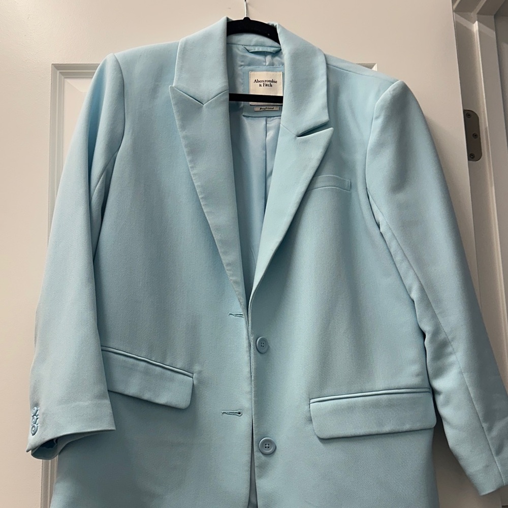 Abercrombie & Fitch Sky Blue Blazer